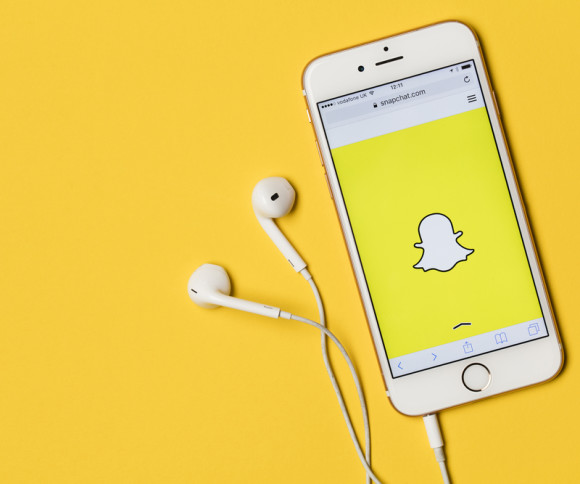 Snapchat auf dem Smartphone 