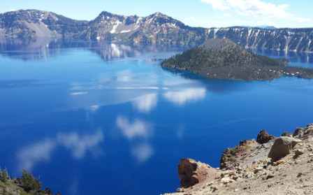Im McDermitt-Kratersee in Oregon fanden die Forscher besonders hohe Lithium-Konzentrationen © Flickr / sobolevnrm, «Crater Lake»