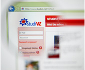 Webseite von StudiVZ