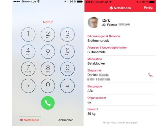 Das kann der Notfall-Pass auf dem iPhone 