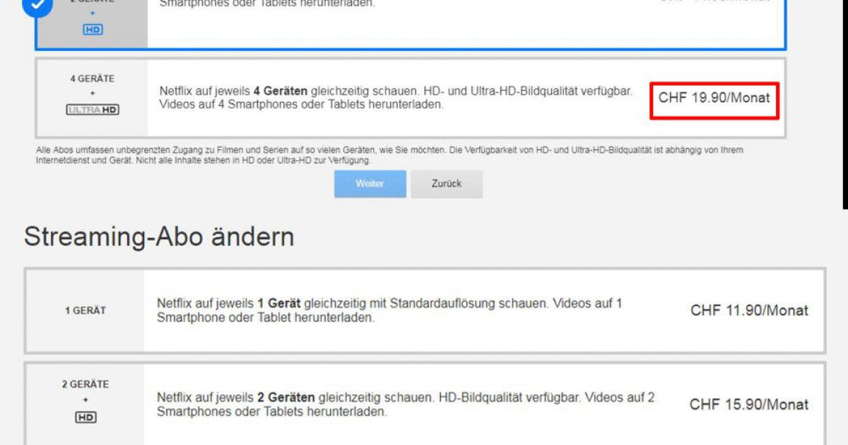 Netflix Erhoht Die Preise Auch In Der Schweiz Onlinepc Ch