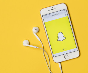 Snapchat auf dem Smartphone 