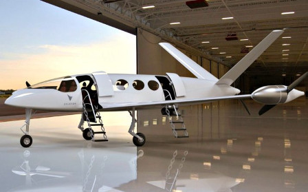 Noch ist das Flugtaxi nicht gebaut, so könnte es aber dereinst aussehen © Eviation Aircraft