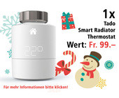 Am 4. Dezember Tado Smart Radiator Thermostat gewinnen