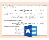Schrift für Word-Formeln ändern