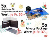Am 9. Dezember Privacy Package und FUJI.CH-Gutscheine  gewinnen