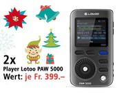 Am 16. Dezember High-End Music Player Lotoo PAW5000 gewinnen