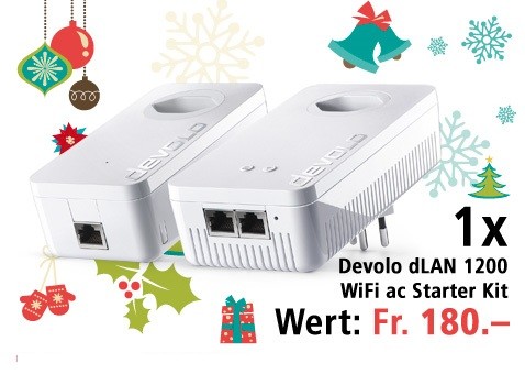 Am 21. Dezember ein Devolo Starter Kit Powerline gewinnen 