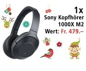 Am 24. Dezember Sony WH-1000XM2 kabellose Kopfhörer mit Geräuschminimierung gewinnen