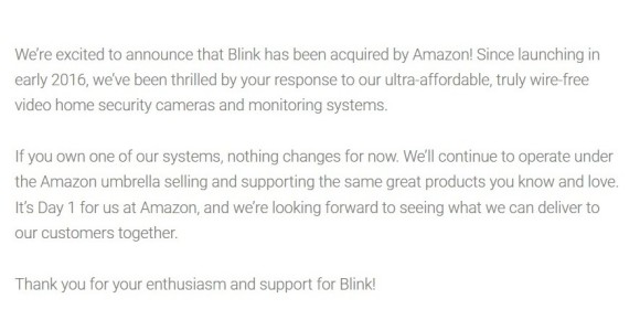 Website von Blink
