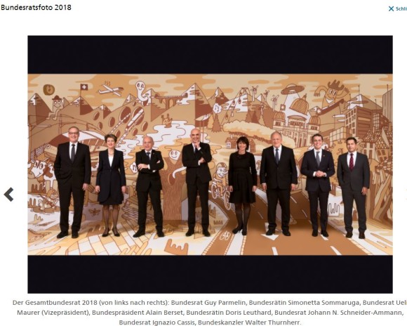 Das Bundesratsfoto 2018 ist auch ein animiertes GIF 