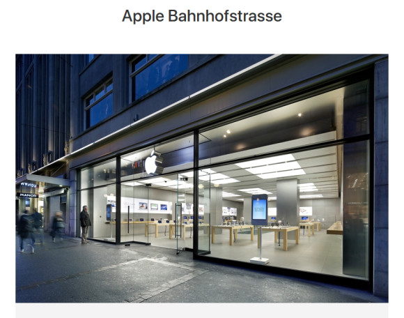 Apple Store Zürich wegen Überhitztem Akku evakuiert 