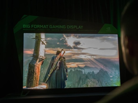 Nvidia zeigt Riesen-Spielebildschirm auf der CES 