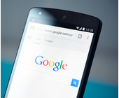 Google auf dem Smartphone