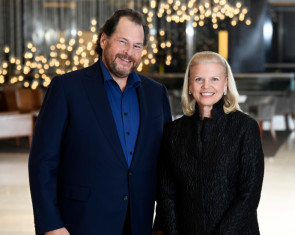 Marc Benioff und Ginni Rometty