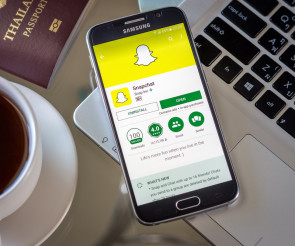 Snapchat auf dem Smartphone 