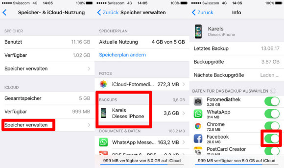 Voller iCloud-Speicher? So schaffen Sie Platz! 