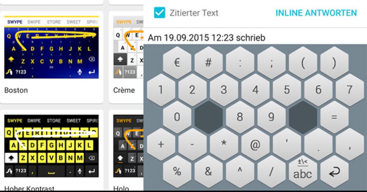Funf Alternative Tastatur Apps Im Test Onlinepc Ch