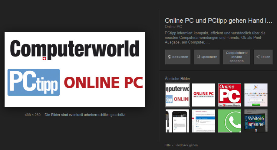 Bild Ansehen Button Verschwindet Aus Googles Bildersuche Onlinepc Ch
