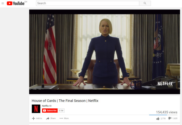 Netflix zeigt ersten 'House of Cards'-Trailer ohne Kevin Spacey 