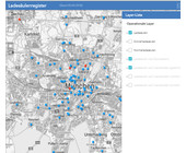 Web-Karte zeigt Ladesäulen für Elektroautos in Deutschland