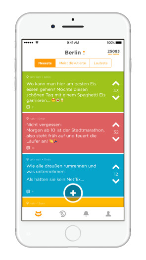 Jodel-Screen