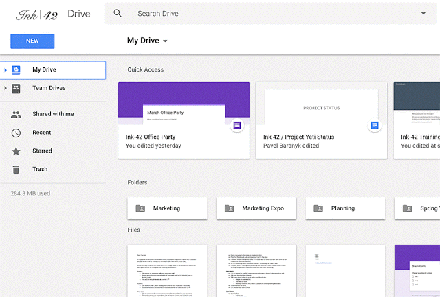 Google Drive Redesign