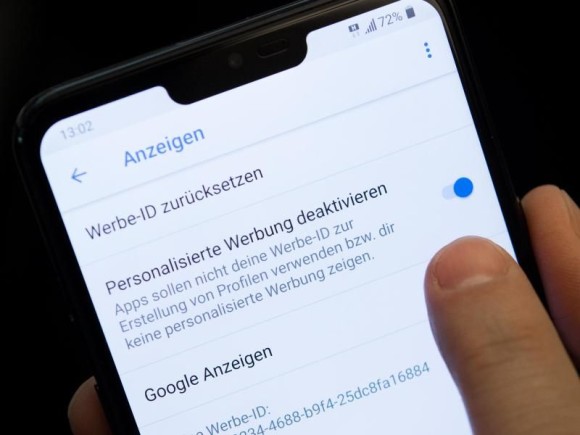 Personalisierte Werbung in Apps deaktivieren 