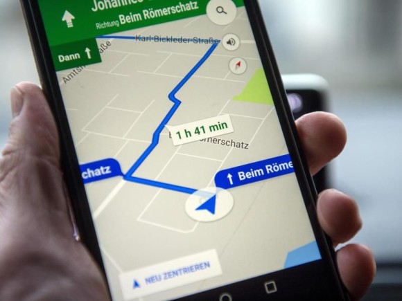 So wird das Navigationssymbol in Google Maps geändert 