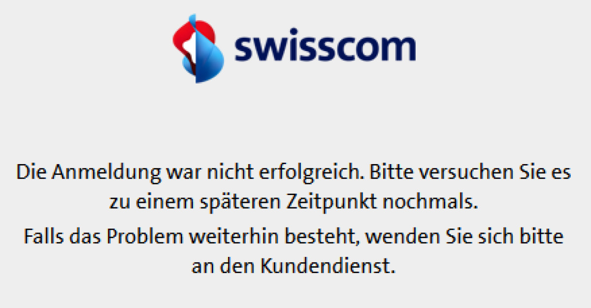 Swisscom von schweizweiter Störung betroffen - onlinepc.ch