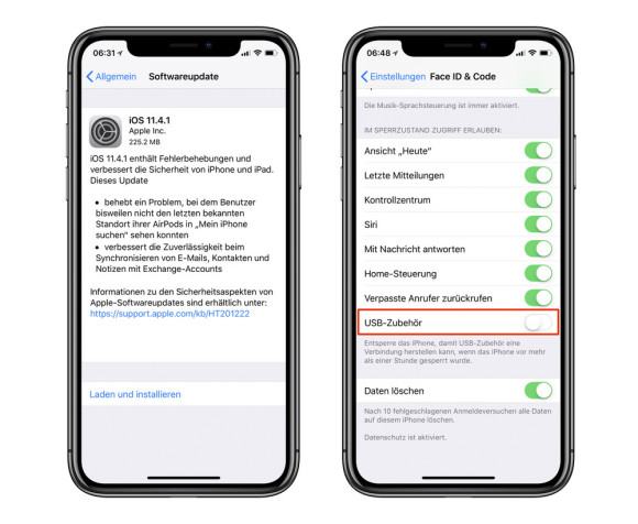 Apple gibt iOS 11.4.1 frei 