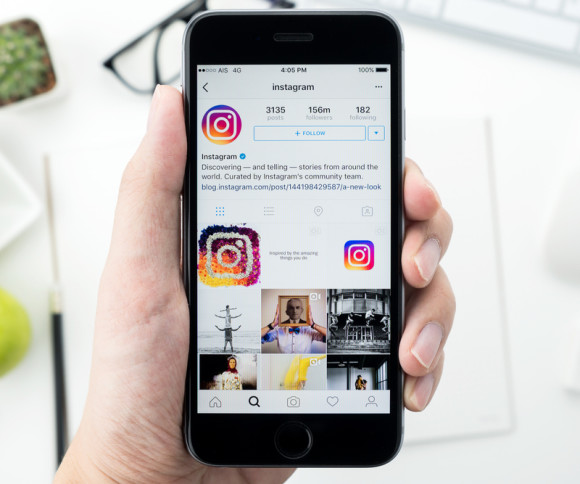 Instagram auf dem Smartphone 