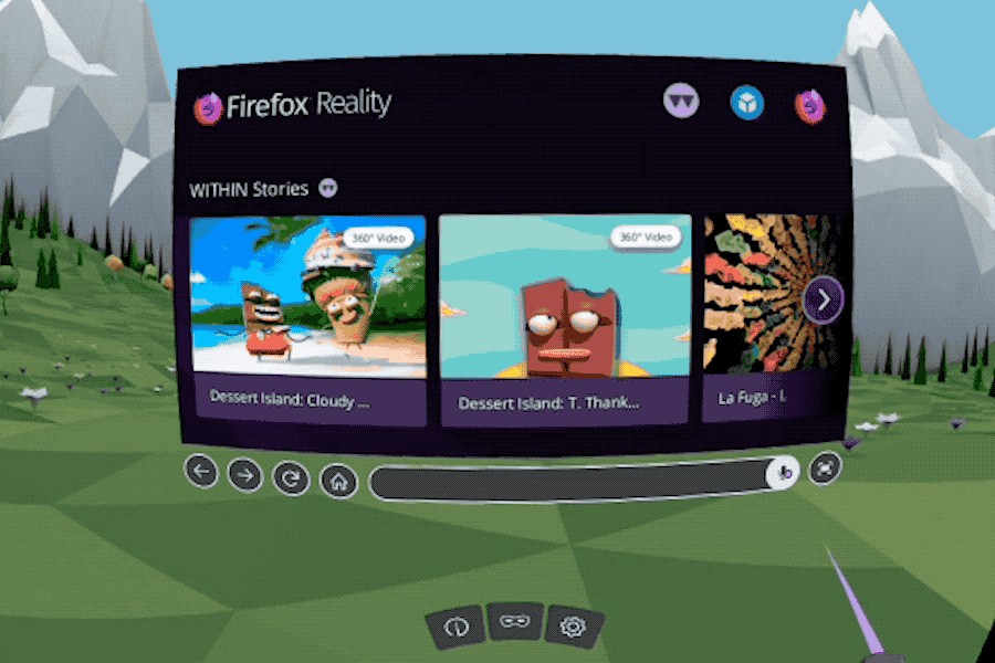 Firefox Reality Sprachsteuerung