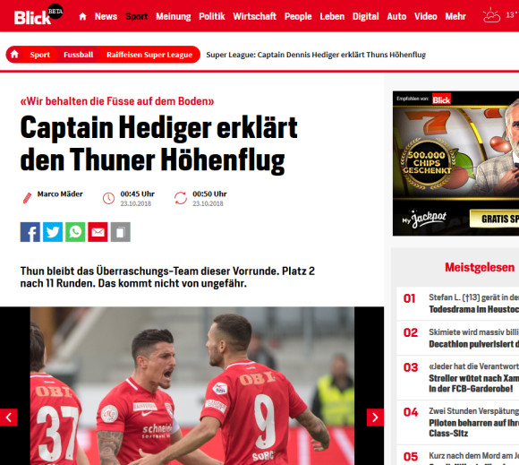 Blick bietet Einblicke auf neue Website 